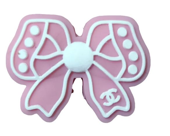 Cee Cee Bow Silicone Focal Bead (Options)