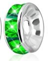 Rhinestone Spacer Beads 10mm