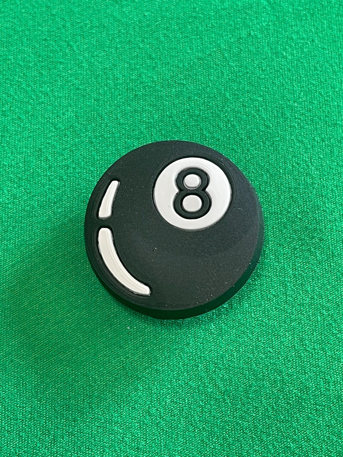 8 ball Billiard Ball Silicone Focal Bead