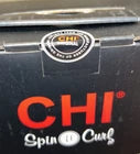 CHI Spin N Curl Matte Black Ceramic Rotating Hair Curler 1" W/Bonus