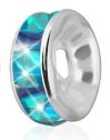 Rhinestone Spacer Beads 10mm