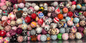 15mm Printed Round Beads Scoops