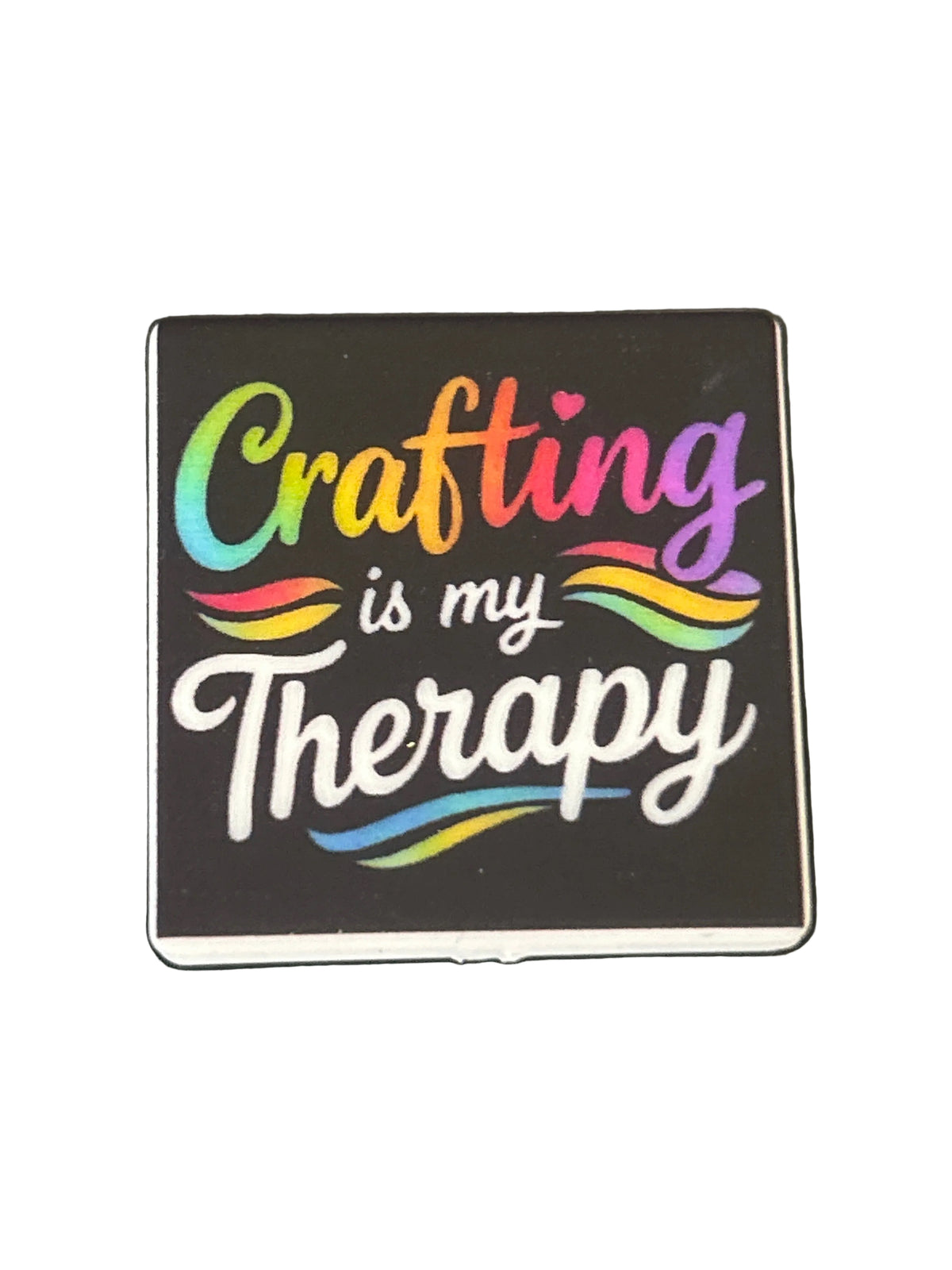 Crafting is my therapy - Focal Bead