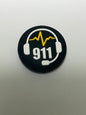 911 Operator Yellow Headphones or White Silicone Focal Bead