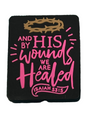 And by his wounds we are healed - Isaiah 53:5 - Focal Bead