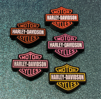 Harley Davison Silicone Focal Bead
