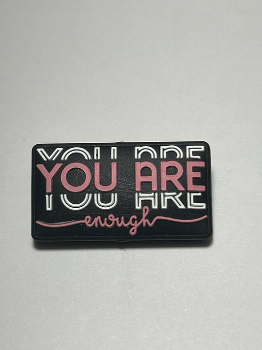 You are enough Silicone Focal Bead