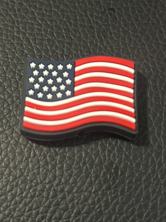 American Flag -Focal Bead