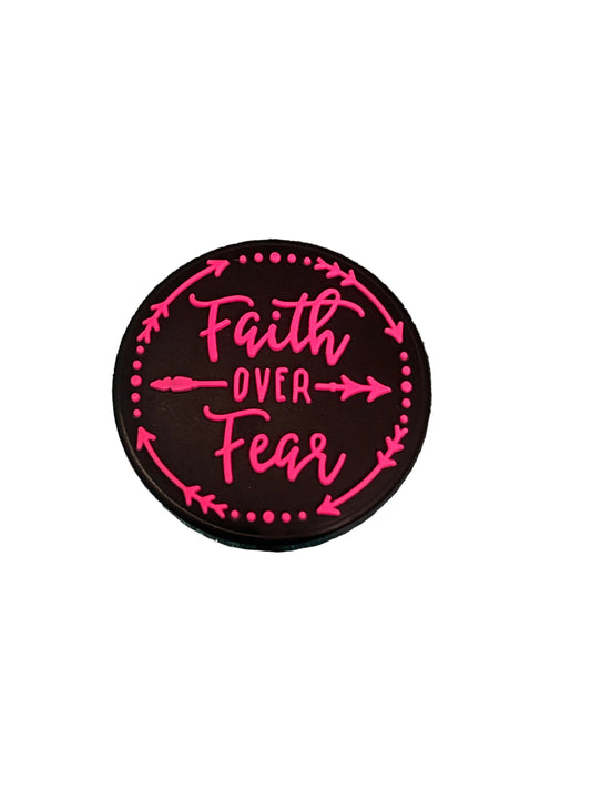 Faith over fear - Focal Bead