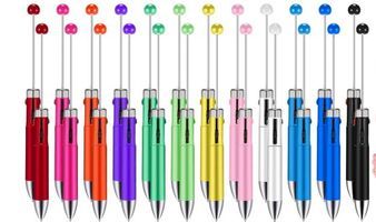 Multicolor Pens 4 in 1 Pens Colored Bead Ballpoint Pen (Different Colors)