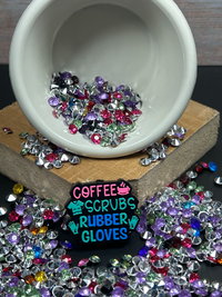 Coffee Scrubs and Rubber Gloves (Different Styles)