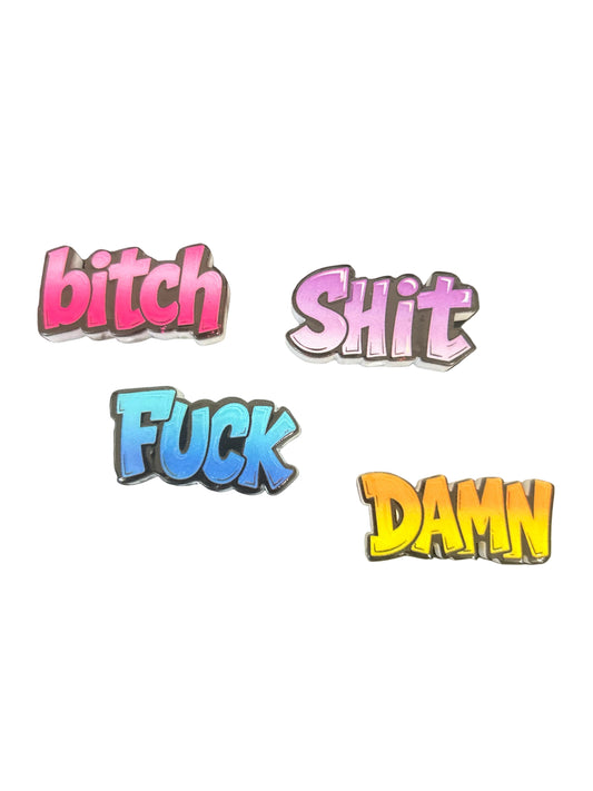 Cuss Words - Acrylic Focal Beads