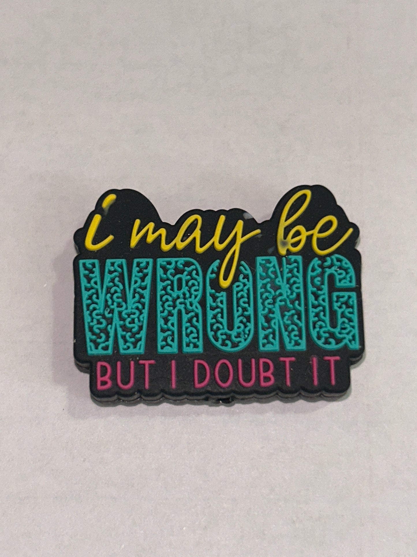 I may be wrong but I doubt it - Silicone focal bead