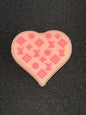 L Vee Heart Silicone Focal Bead