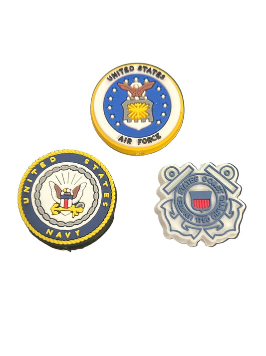 United States Military- Air Force,Navy, or Coast Guard Focal Bead
