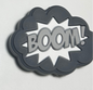Comic word bubble Silicone Focal Bead