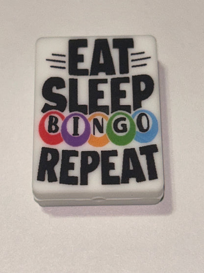 Bingo Silicone Focal Beads