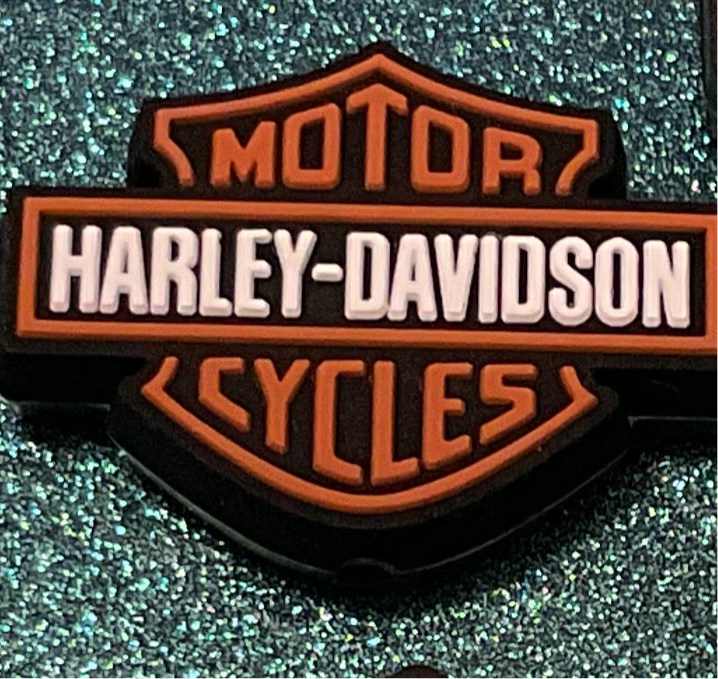 Harley Davison Silicone Focal Bead