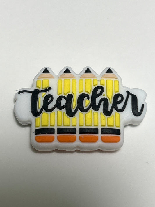 Teacher Silicone Focal Bead