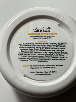 Oatmeal Milk & Honey Skin Relief Repair Cream