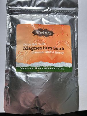 Dead Sea Salt Magnesium Soak - Oatmeal Milk & Honey