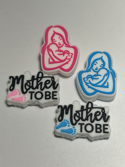 Mother To Be Silicone Focal Bead