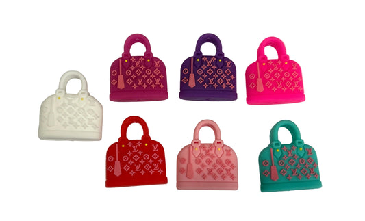 L Vee Purse Silicone Focal Beads