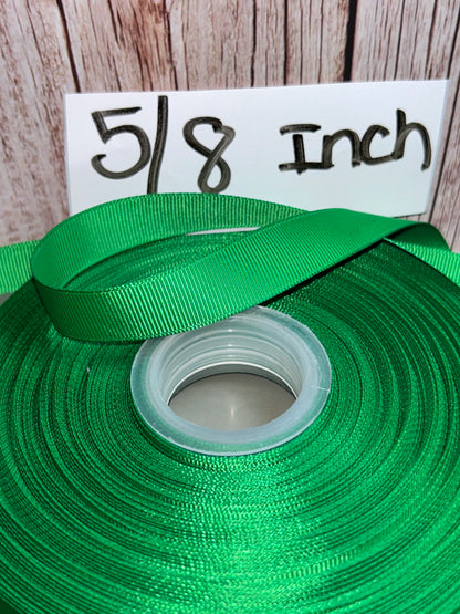 Grosgrain Ribbon 5/8 inch Solid Colors (Different Options)