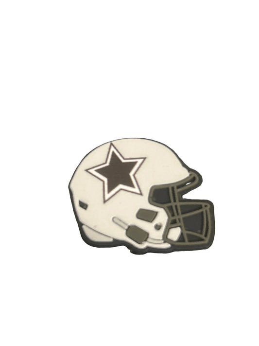 Dallas Cowboy Helmet - Focal Bead
