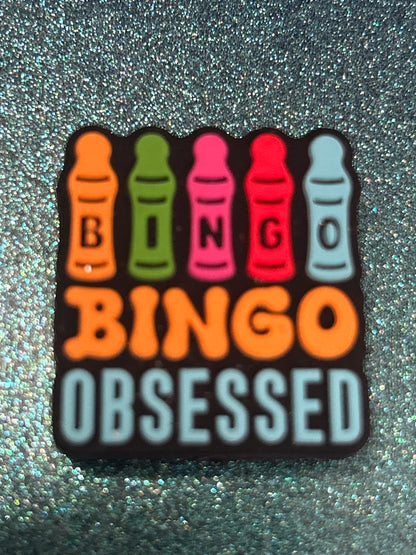 Bingo Silicone Focal Beads