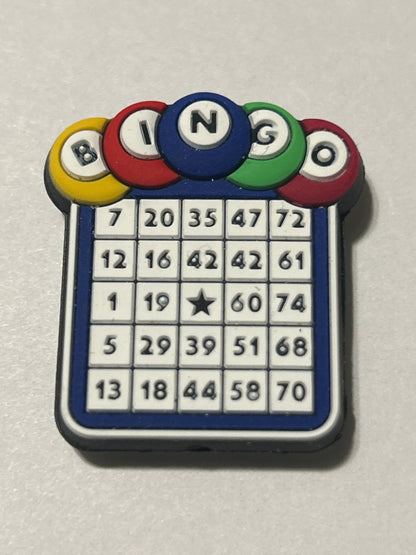 Bingo Silicone Focal Beads