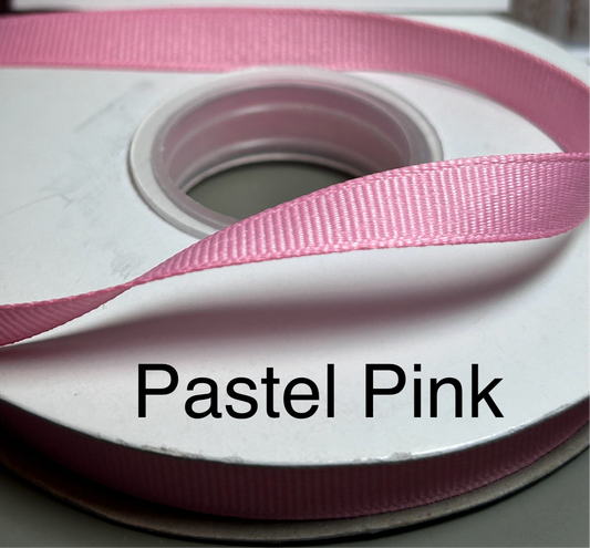 Grosgrain Ribbon 3/8 inch Solid Colors (Different Options)