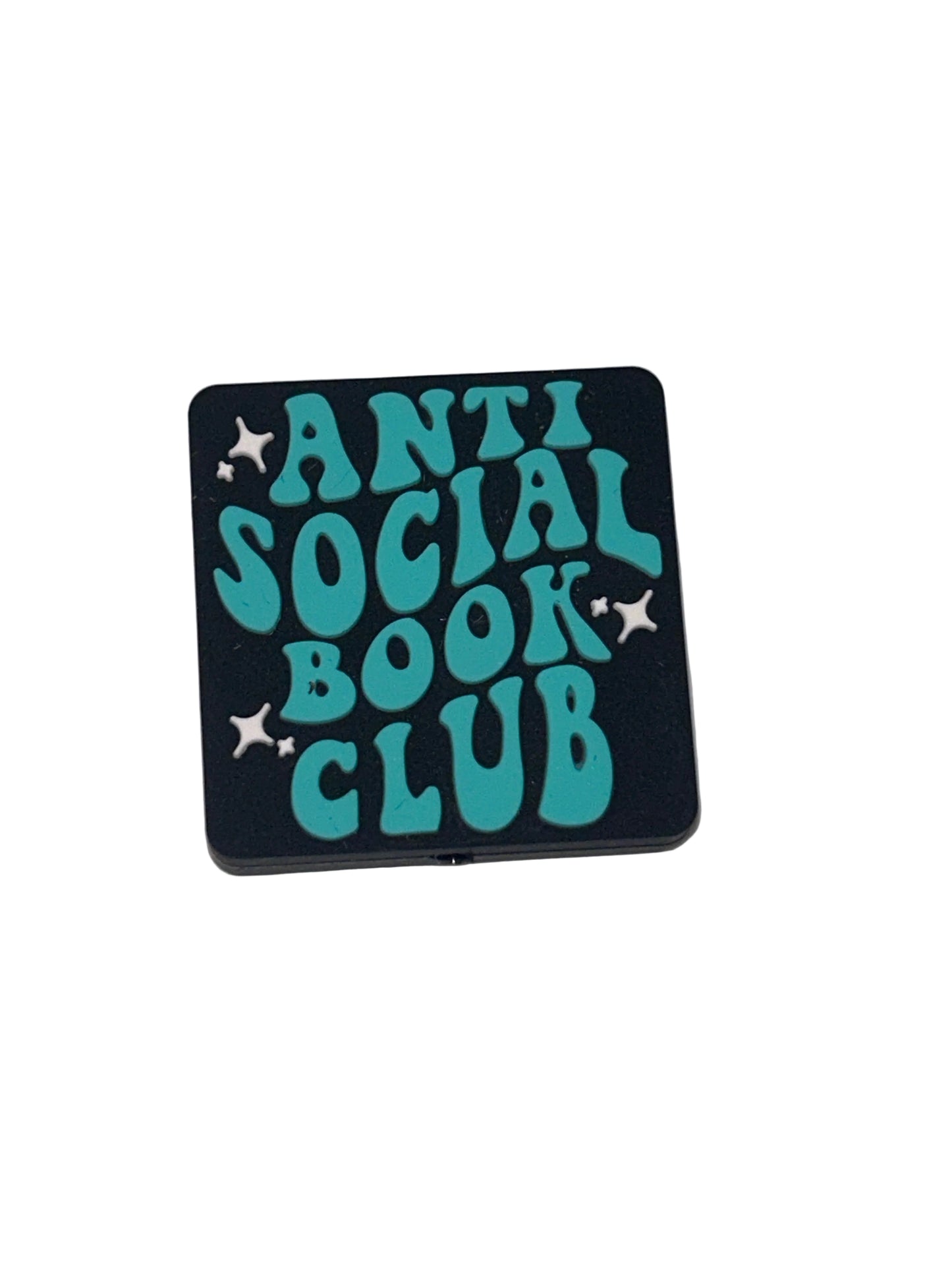 Anti social book club - Focal Bead