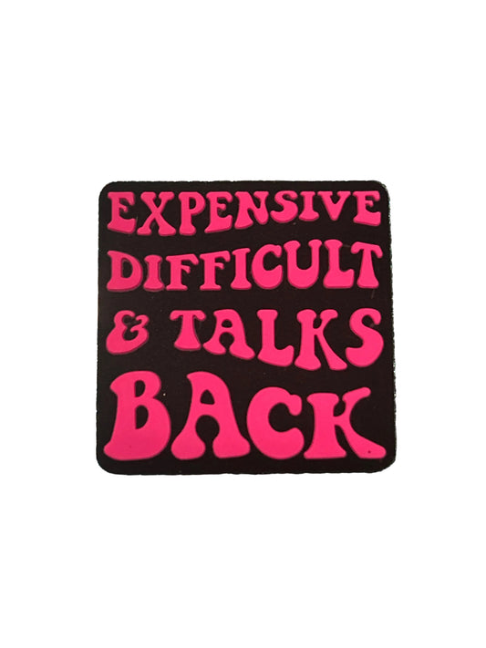 Expensive Difficult & Talks back - Focal Bead