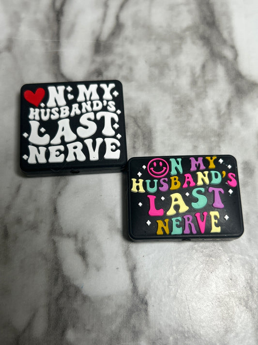 On my husband’s last nerve Focal Bead