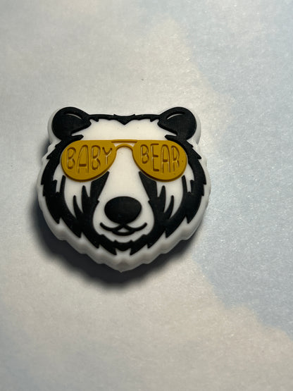 Bear with sunglasses “Baby or Papa Bear” (Different options)