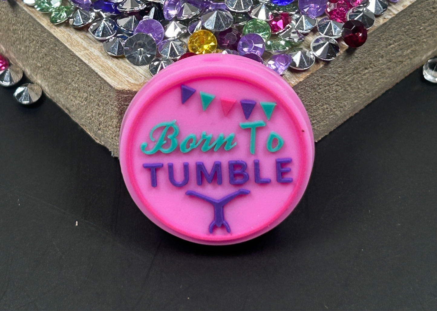 Born to Tumble Silicone Focal Bead