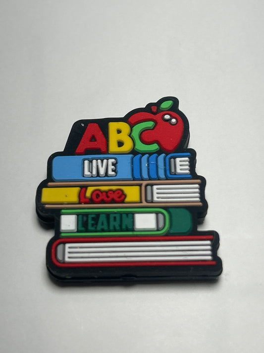 ABC Live live learn Silicone Focal Bead