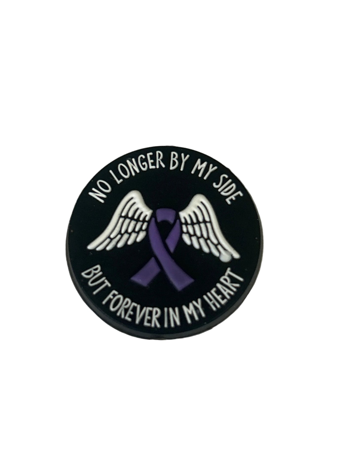 No longer by my side but forever in my heart - Focal Bead