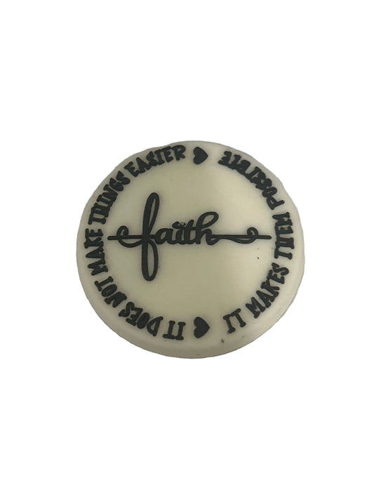 Faith it doesn’t make things easier it makes them possible - Focal Bead
