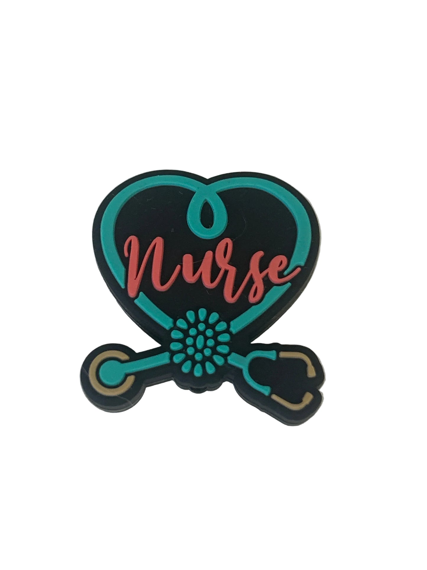 Nurse turquoise stethoscope - Focal Bead