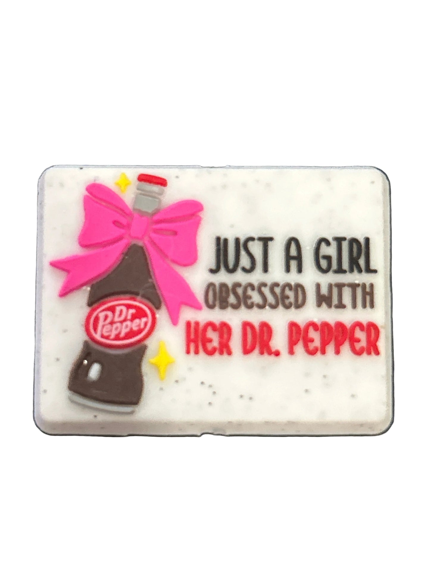 Just a girl obsessed with her Dr. Pepper - Focal Bead