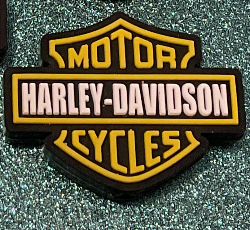 Harley Davison Silicone Focal Bead