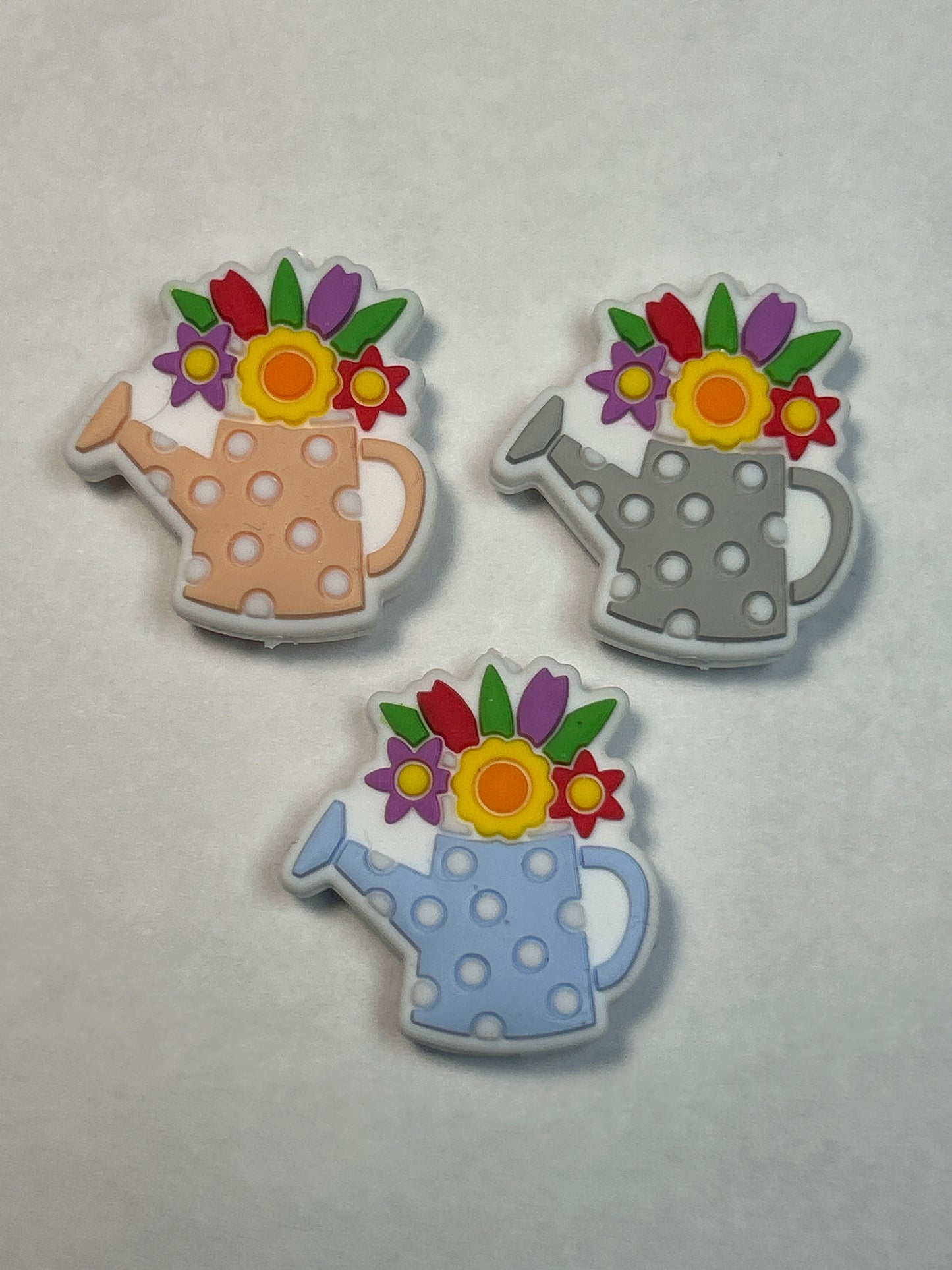 Watering Can with Flowers (Different Colors)