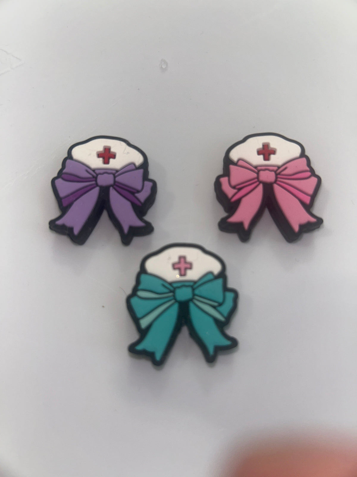 Nurse hat with bow - Focal Bead