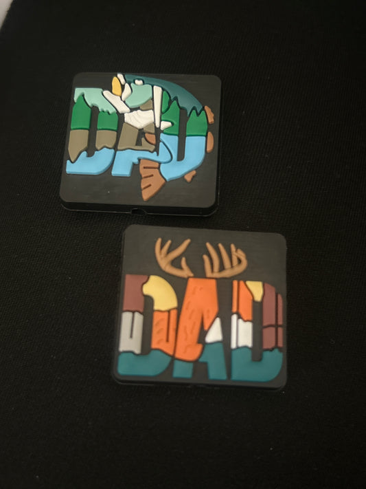 Dad Fishing or Hunting Focal Bead