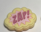Comic word bubble Silicone Focal Bead
