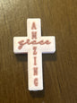 Amazing Gross Cross Silicone Focal Bead