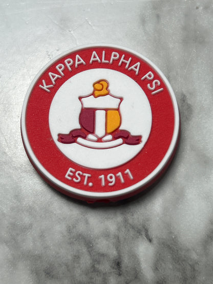 Sorority and Fraternal Silicone Focal Beads