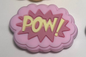 Comic word bubble Silicone Focal Bead